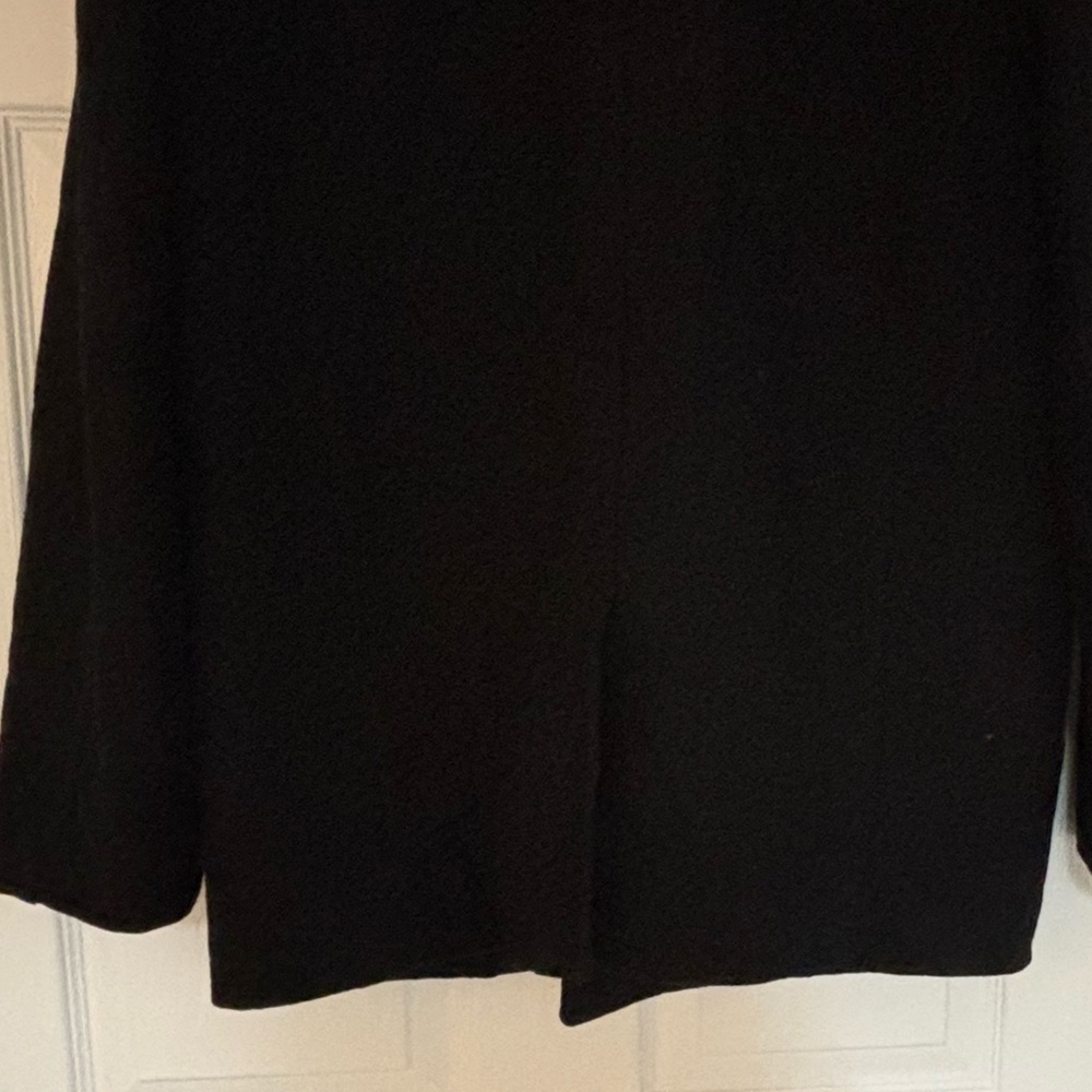Chaps Men's Classic Black Pea Coat - Picture 5 of 5